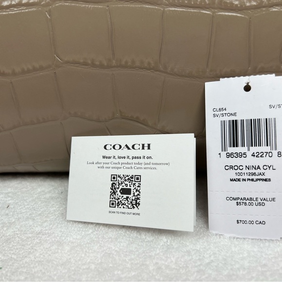Coach Alligator tote and Wallet. NWT - Picture 13 of 14